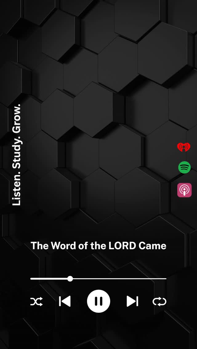 They called them the Minor Prophets.
God had nothing minor to say. 🔥
📣 The Word of the Lord Came: A Study on the Minor Prophets is coming to the LifeJourney podcast.
Drops May 14th. Follow LifeJourney so you're ready.