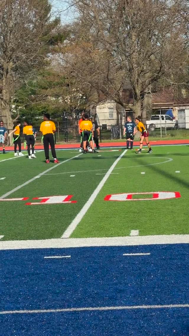 First game of the year 7V7. She didn’t get 5 but she got 2 TD receptions and a pick
6. Best of all her leadership was amazing. #youthathlete #girldad #flagfootball #definingheights @flagfootball0914