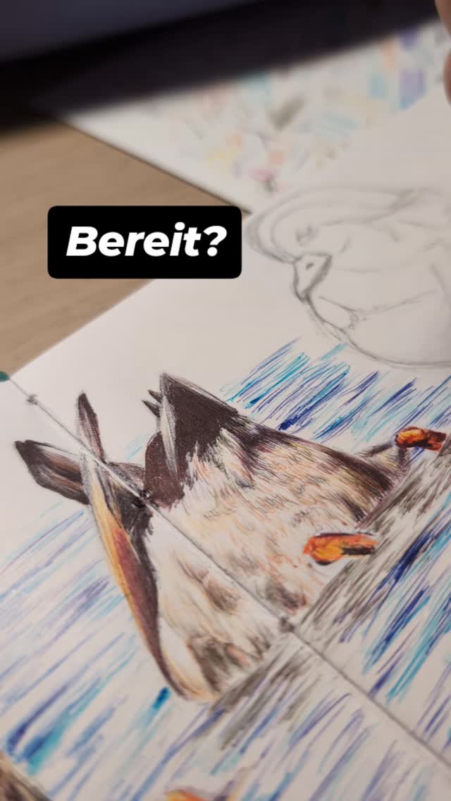 Hab heute endlich Zeit gefunden um das versprochene How to usw Kuli Video zu drehen.
Hoffe ihr habt Spass dabei.
Am Samstag wird's verfügbar sein.
#sketchbook #animalart #ballpointpenart #ballpointart #myownartology