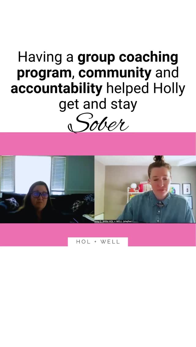 “I tried to get sober alone and white knuckle it and it didn’t work.”
Meet Holly. She’s one of my OG clients from 2019 and she was a member of my group coaching program at the time.
Holly was struggling with her drinking. She was drinking often, more than she wanted to, experiencing crippling anxiety and feeling hopeless about how to get sober.
When a mutual friend connected us, Holly jumped all into my group coaching program and as she shares, it gave her the tools, mentorship, support and accountability that made all the difference for her. Holly’s been sober since this program and will be celebrating 7 sober years later on in the year.
If you see yourself in Holly, I’d love to invite you to take a look at Beyond Alcohol, my 6-week group coaching program. It will provide you with the:
👉🏼 roadmap
👉🏼 support
👉🏼 tools and
👉🏼 community
That will help you create the lasting change you’re seeking when it comes to alcohol.
Drop the word BEYOND in the comments and I’ll send you more info.
We start May 11th. Spots are limited. Early bird pricing on now.
.
.
.
#Sobercoach #sobercurious #clientwins #groupcoaching #community