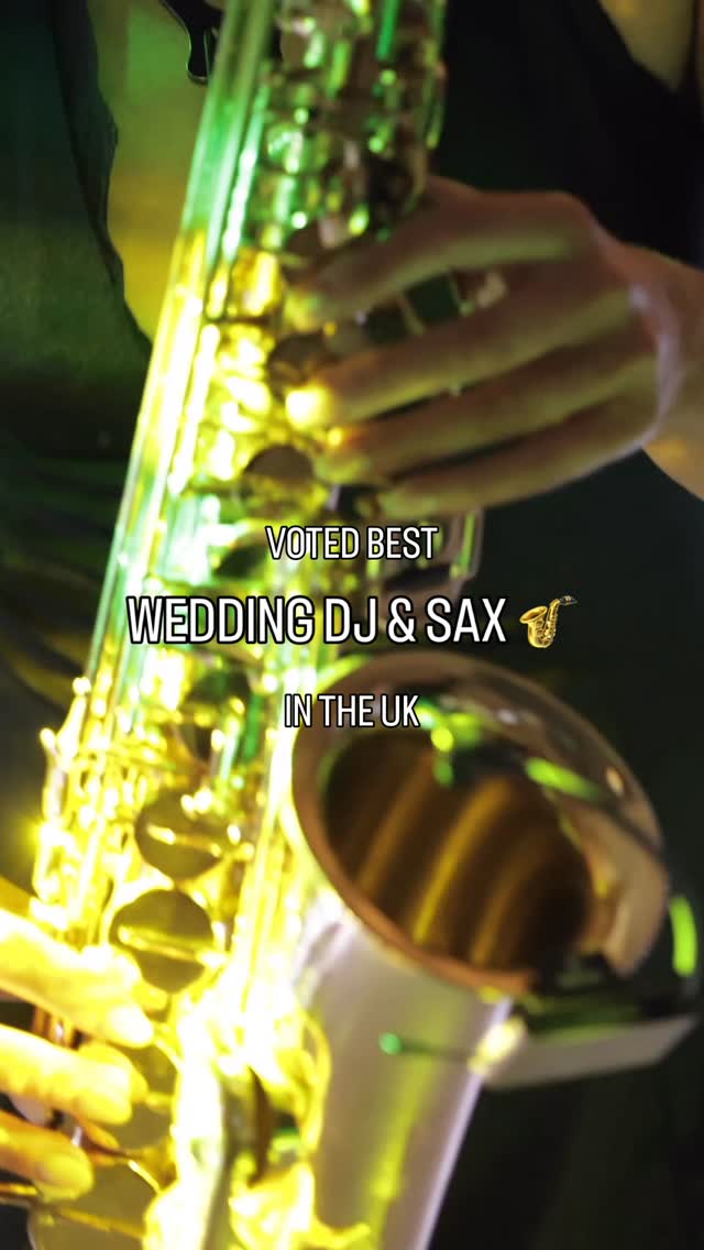 Booking Sweet Vibe already sets the energy and vibe levels to the max for your wedding…Booking our Sax player too, this will really take your wedding to an even higher level!!
Imagine how your mates will react when you tell them you’ve booked the official best wedding DJ and sax in the UK 😳🤯🔥
We vetted booked up 2-3 years in advance so you’ll need to be quick to secure your date!
👉 DM your date and venue now!!