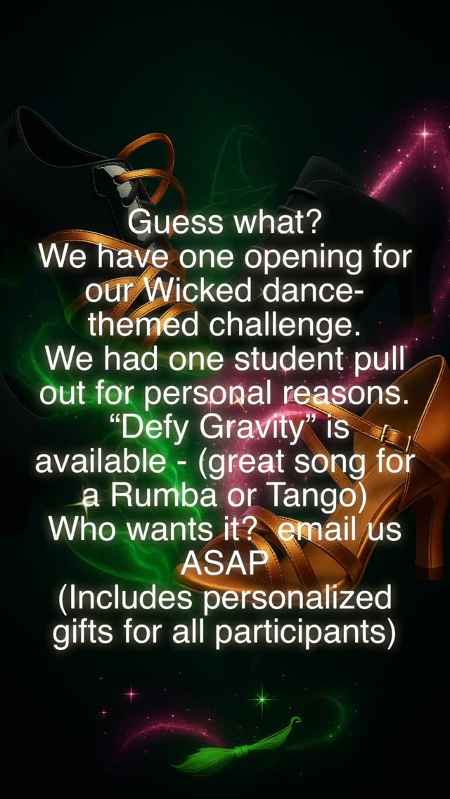 Less than a month away! 5-minute update!
#gowildminneapolisdancesport #2026