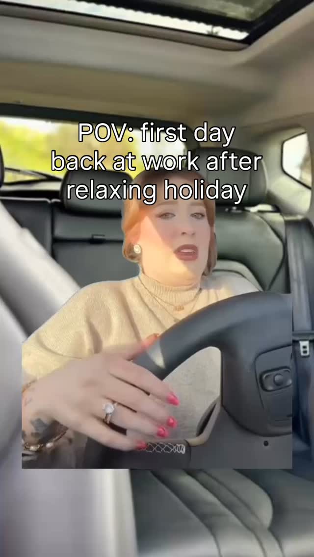 Reality hitting hard today 😅
#worklife #backtowork #postholiday #workhumor #relatable