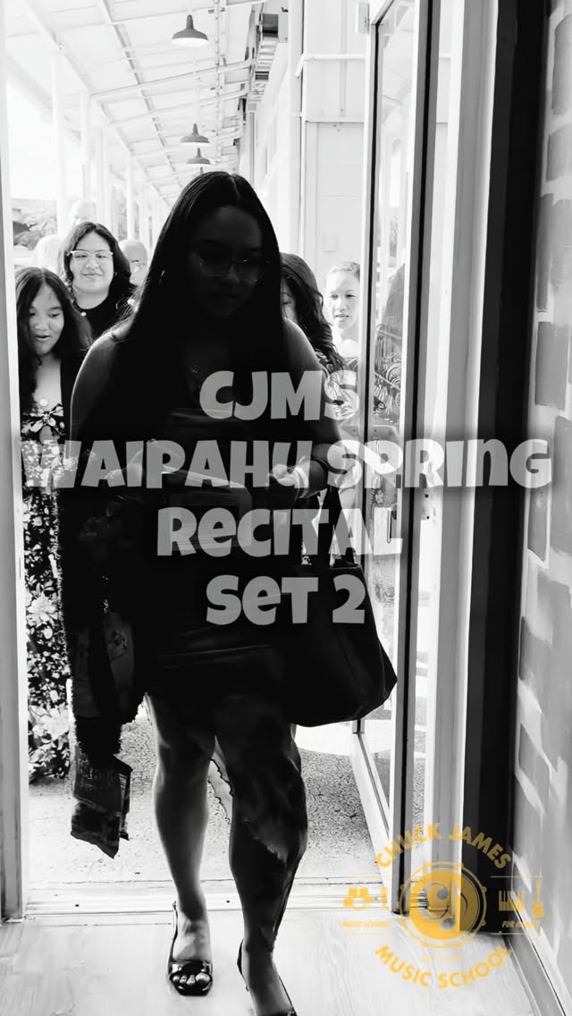 SET 2
Waipahu CJMS has kicked off our FIRST in-house recital of the year 🎶✨
Chuck James Music School hosts 9 in-house recitals each year to give students the chance to perform in front of an audience, showcase their hard work, and build confidence in their craft.
Each recital is a step toward our BIGGEST event of the year—✨ The Red Carpet: Under the Lights ✨
One day, you’ll see these talented students shining on the big stage!
#CJMSWaipahu #ChuckHamsMusic #StudentShowcase #BuildingConfidence #FutureStars UnderTheLights