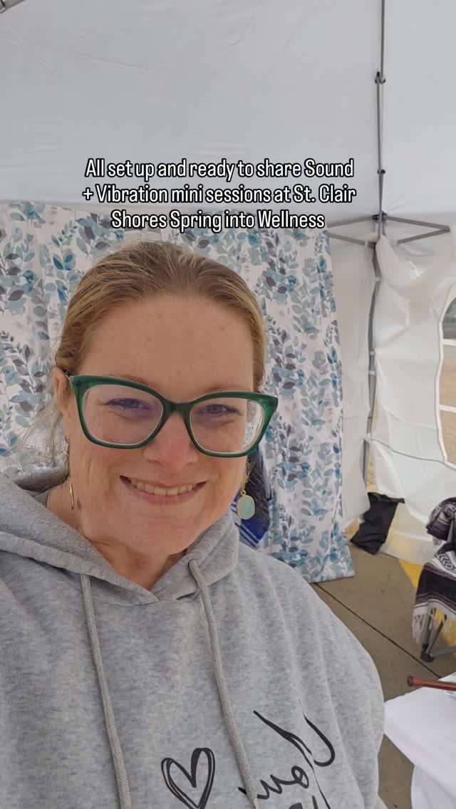 Spring into Wellness!
Come visit us downtown St. Clair Shores today 11 am to 2 pm.
Erica and I are sharing mini Sound + Vibration sessions.
Plus enter to win