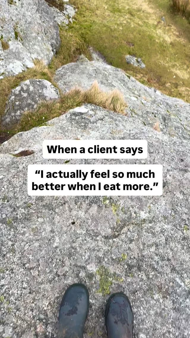 So many women grow up and their only focus is “how can I eat less?” 😭
Every meal brings decisions and having to weigh up if it’s worth it or not
It’s not until you actively focus on eating more that you realise how just tired you’ve been 💤
You’re going for walks, to the gym, keeping up with your social life… all while trying to eat as little as possible?
What the f*ck kind of system is that 🤯
If you’re one of these people, I urge you to really educate yourself on how much you should be eating 🥕🥐
Women aren’t meant to eat like birds. They are meant to eat like women? And most of us need over 2000 calories per day, so get on it!