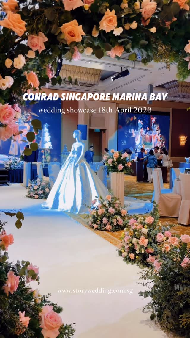 Thank you all the wedding couples coming to @conradsingaporemarinabay wedding showcase last weekend and we were happy to meet you! Looking forward to see you in STORY WEDDING show room ❤️
#swbridestobe #singaporebrides #storyweddingsg #igsg #sgbrides