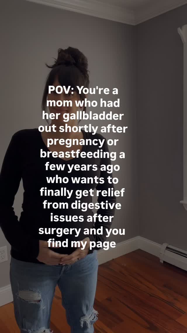 So many of the women I talk to trace their gallbladder issues back to major hormonal events like pregnancy, breastfeeding, perimenopause, etc.
It’s no coincidence.
These shifts place a huge demand on the body, especially when the gallbladder’s out of the picture. If you’re noticing things feel off since one of those stages, it’s not just you!
I help women post-gallbladder removal get their energy back, balance their hormones, eat out with confidence, and stop fearing food.
No fluff. Just what works.
💬 Comment “I’M IN” to learn more!
P.S. - You’ve been at this for a little bit now and you know you have the willpower to make the changes, you just need someone to tell you exactly what to do!
#GallbladderRemoval #BileSupport #BloatingRelief