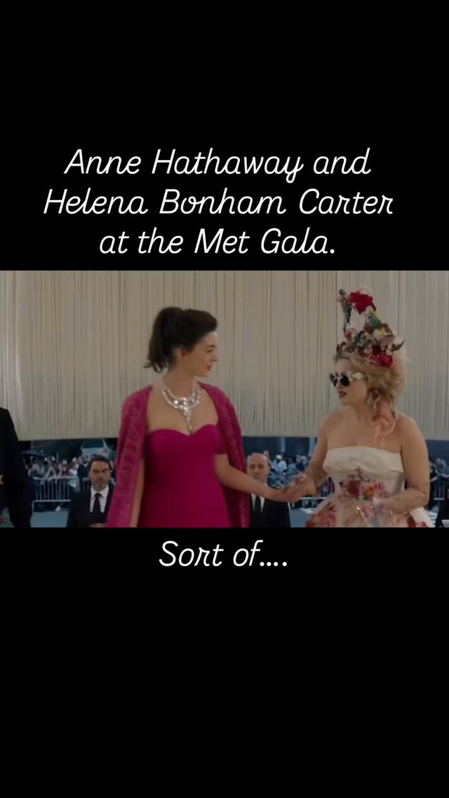 The Met Gala is the first Monday in May. And if you want to know how the Met Gala works, watch the film Ocean’s 8, it gets the Gala right. I wrote the story about it. #Metgala #oceans8 #annehathway #helenabonhamcarter #costumeinstitute