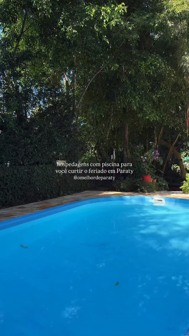 Se você quer curtir Paraty com conforto, sol e aquele descanso merecido, temos hospedagens com piscina perfeitas pra você. 🌿🌊
📲 Reserve com o O Melhor de Paraty e garanta sua estadia. Link na bio.