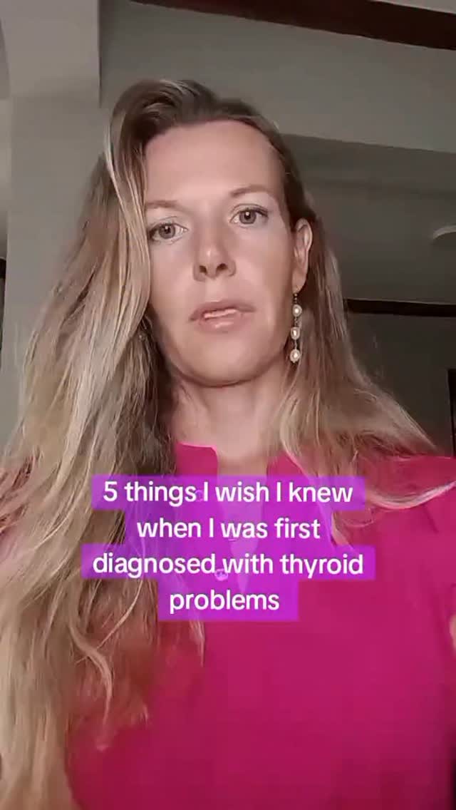 5 things I wish I had known when I was first diagnosed with thyroid problems and hypothyroidism. #thyroid #hypothyroidism #thyroidproblems #thyroiddisease #thyroidhealth