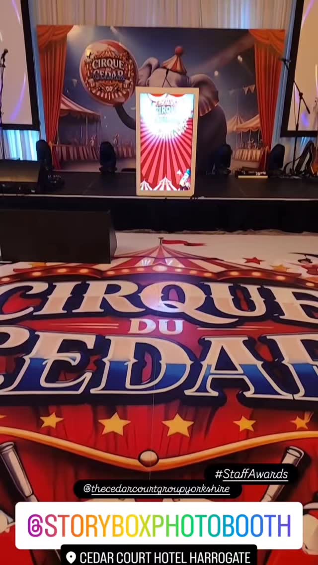 Cirque Du Cedar
The Amazing @CedarCourtHotels.co.uk hosting and giving back to their amazing staff across all 4 sites for Staff Awards.@thecedarcourtgroupyorkshire
@weddingsbradfordcedarcourt
@weddingscedarcourtharrogate @weddingscedarcourthuddersfield
@cedarcourtwakefield
This years winners!! HUDDERSFIELD!!
Circus themed event, hosted by the Ringmaster along side the fortune teller, french twins on stilts and mirror girls and much more @gcain18
dj and band by @jamentsuk Jam Entertainment
Event AV @ayreevents
#circus #selfiemirror #photomagic #photobooth #selfie