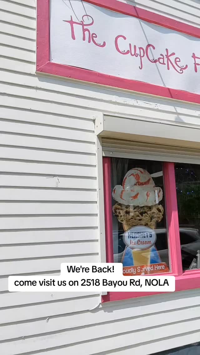 Come by our store at 2518 Bayou Road to have a taste of magic in every bite.
We can't wait to serve you
#cupcakefairies #fairiesinflight #nola #neworleans