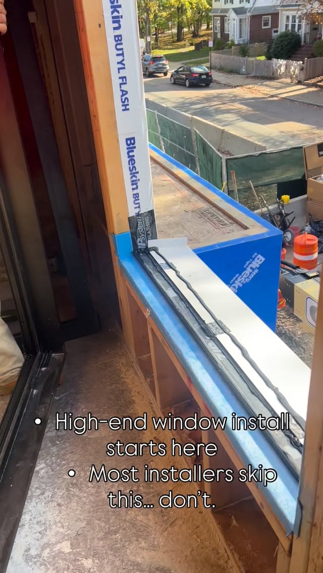 At Schone Windows & Doors, we recommend:
• Installing a back dam at the bottom of the opening
• Applying high-quality silicone sealant along the sill
• Ensuring a continuous, watertight seal
• Setting the window on a properly prepared, waterproof base
This process creates a barrier that prevents water and moisture infiltration, protecting the home for the long term.
It’s a simple step — but one that should never be skipped.
This video demonstrates the Schone-recommended method for installing all windows and doors.