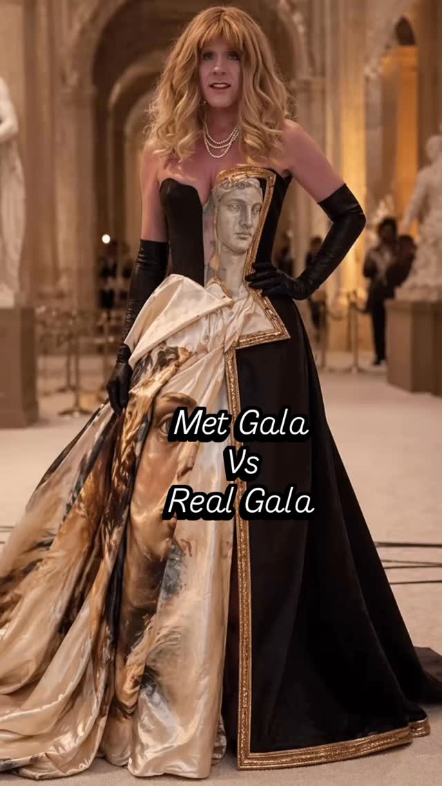 A Met Gala gown is designed to go from a black limousine, across the red carpet, up the stairs, into the museum, and directly to a room where you can change into something more comfortable. At a real gala, the gown has to be worthwhile for the entire evening including the entrance. #metgala #gala #redcarpet #style
