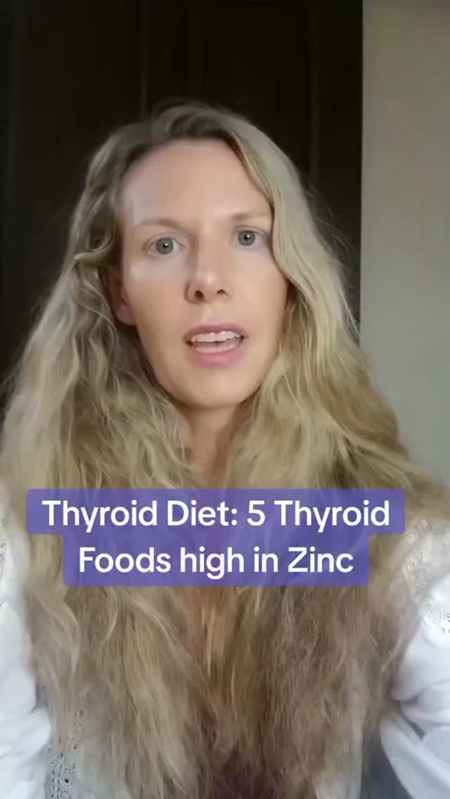 Thyroid Diet or hypothyroid diet 5 of my favorite foods to support thyroid function because they are high in zinc. Zinc is a key nutrient that may help to support thyroid health and thyroid hormone production. Although I do use supplements sometimes I love to get my nutrients from food first. #thyroiddiet #hypothyroiddiet #hashimotosdiet #thyroid #thyroidfood