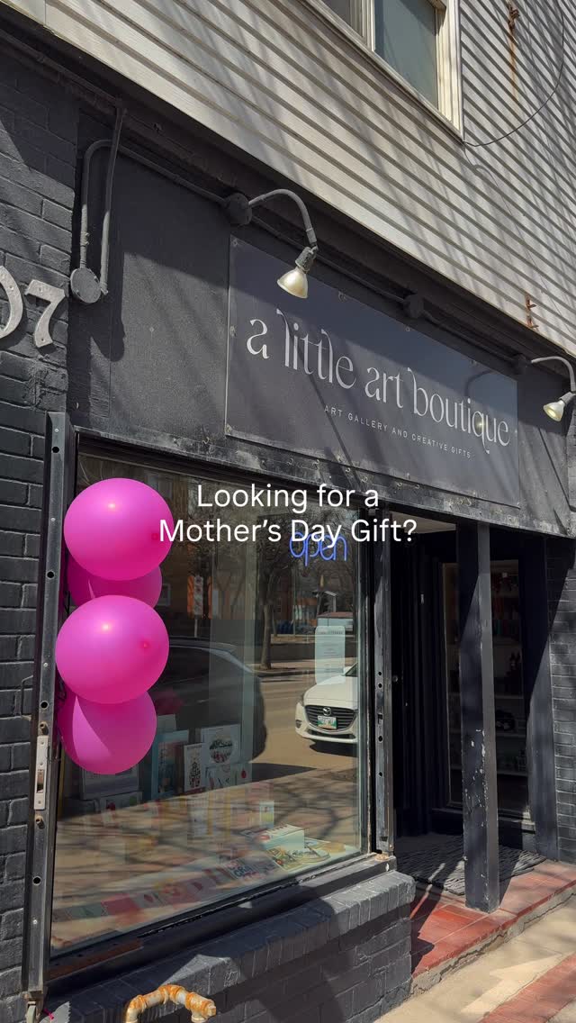 Shop Mother’s Day gifts at @alittleartboutique 🌸
A Little Art Boutique brings together contemporary art and creative gifts from artists and small businesses across Manitoba and Canada.
Their FLORA Spring Art Show is on now, featuring Canadian-made art, pottery, and jewelry.
📍807 Corydon Avenue
Hours:
Tuesday / Thursday 10:30-5:30
Mon / Wed / Friday 11-5:30
Saturday 10:30-4:30
(adding Sundays mid May to end of June)