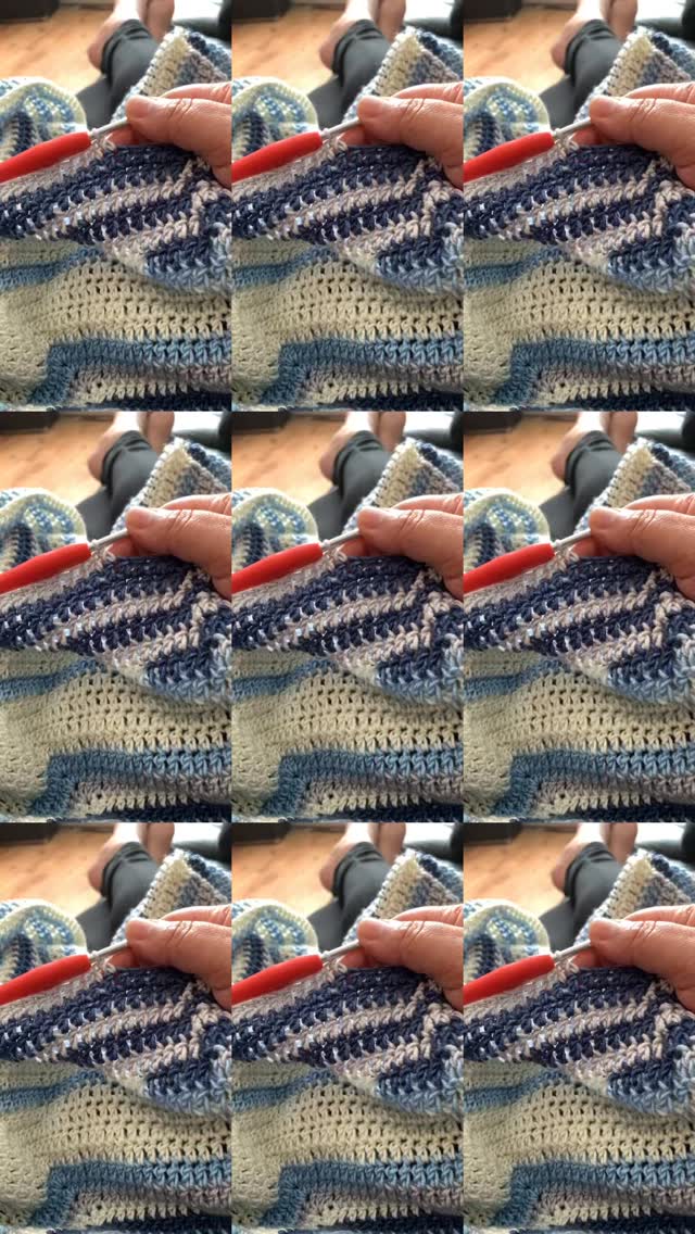 More hands make light work 🤣#crochet #babyshower #wool #babywear #left