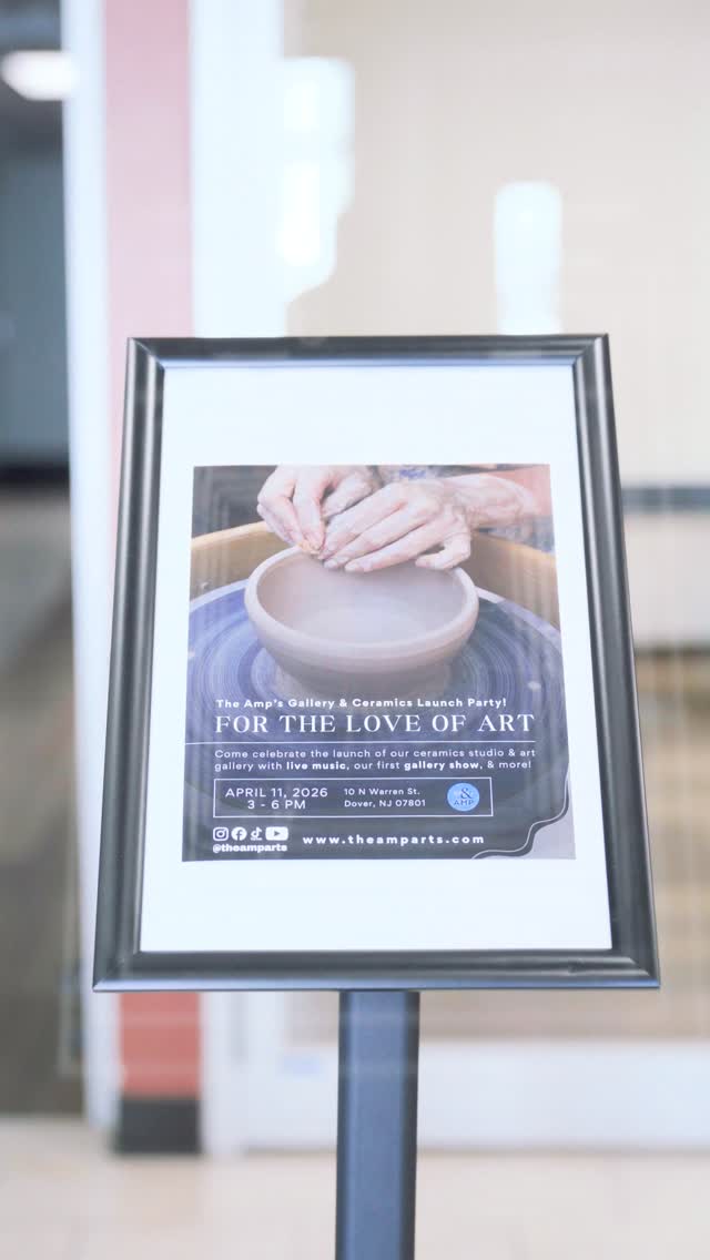 Everyone, welcome Dover’s newest creative space ➡️ The Amp 🎨
Located at 📍 10 N. Warren St., Dover, NJ, @theamparts is giving the next generation a place to create and learn - offering classes like sculpting and more🤩
Earlier this month, they hosted their first soft launch… and it was a hit. From live music to hands-on art, the energy spoke for itself.
Who’s excited to see what’s next? 👇
#DoverNJ #AMP #ArtGallery #LocalArtists #CreativeCommunity