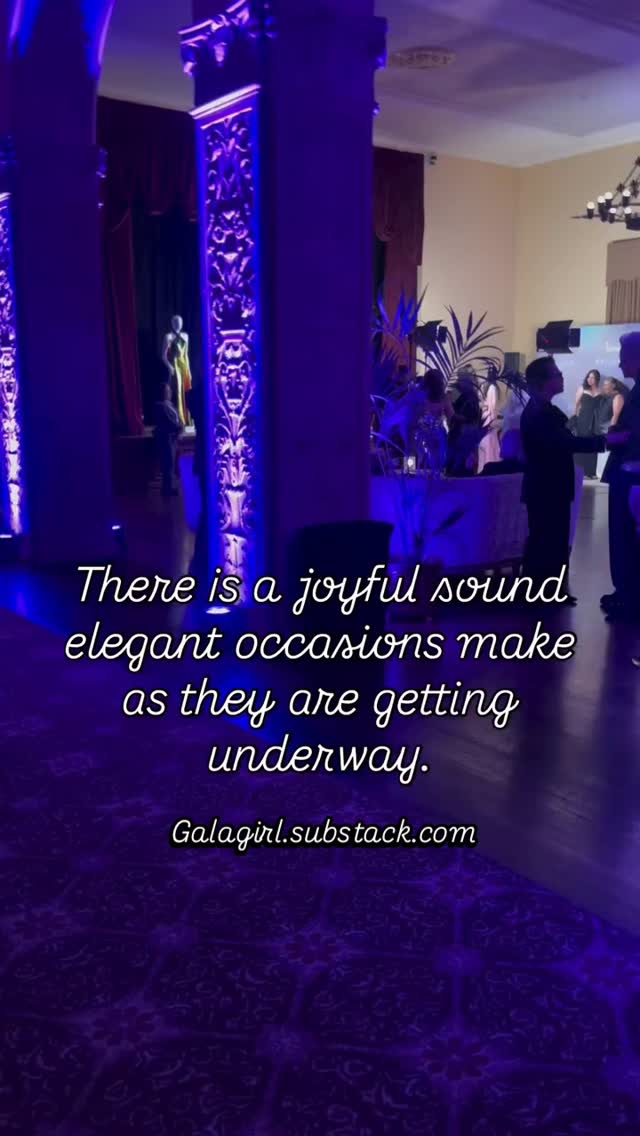 The reception never lasts long enough. I love to meet people, enjoy conversation. #gala #rtrpartner #awardshow