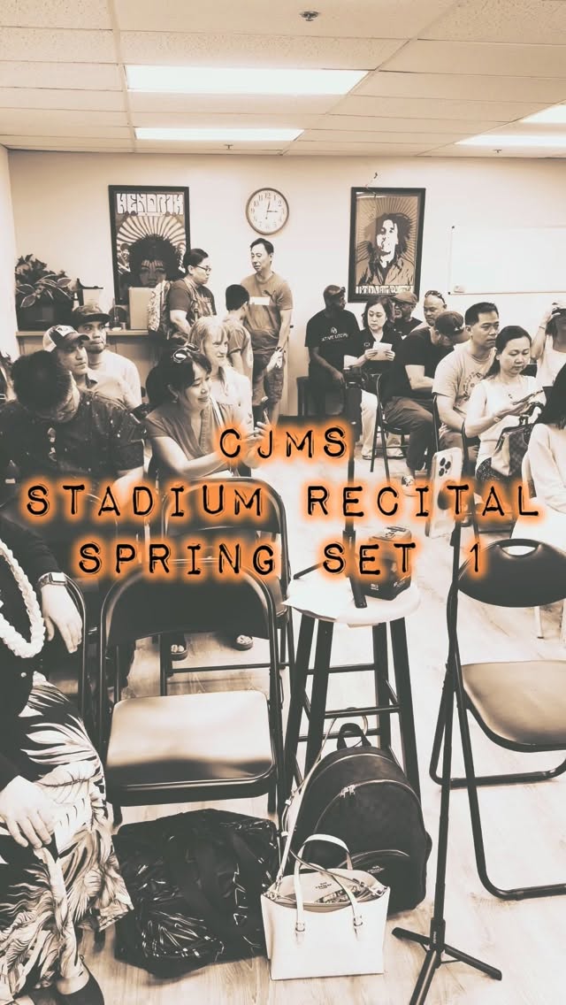 SPRING RECITAL!
CJMS SET1
.
Students taking steps to make it, “Under The Lights”
#cjms #hawaii #recital