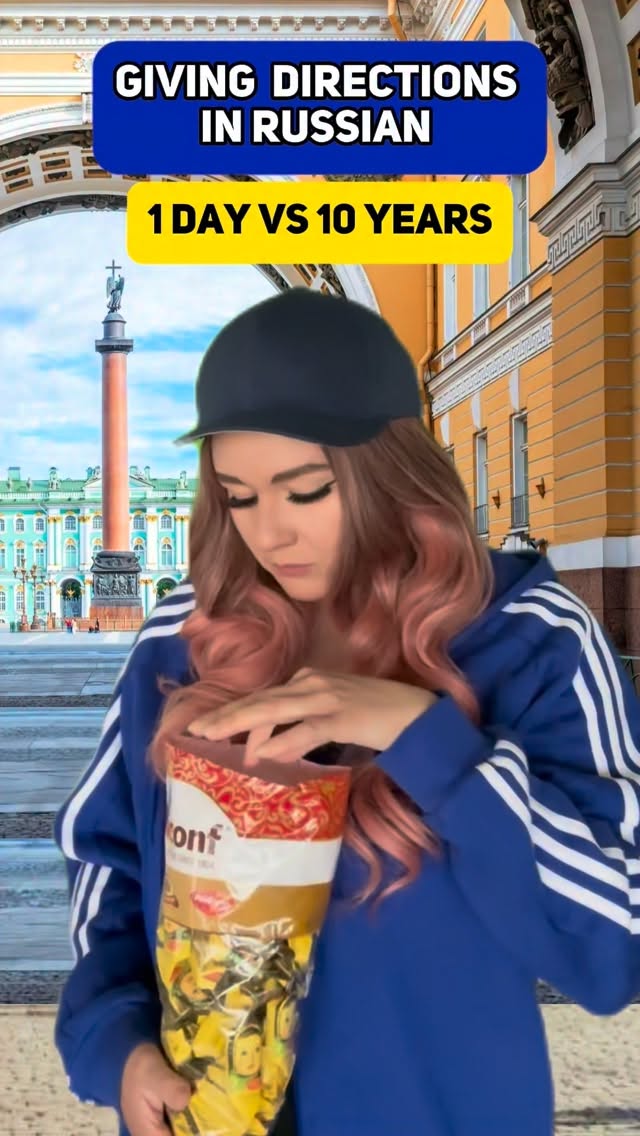Giving Directions in Russian #learnrussian #russianlanguage #russianphrases #russiangirl🇷🇺 #russiangrammar