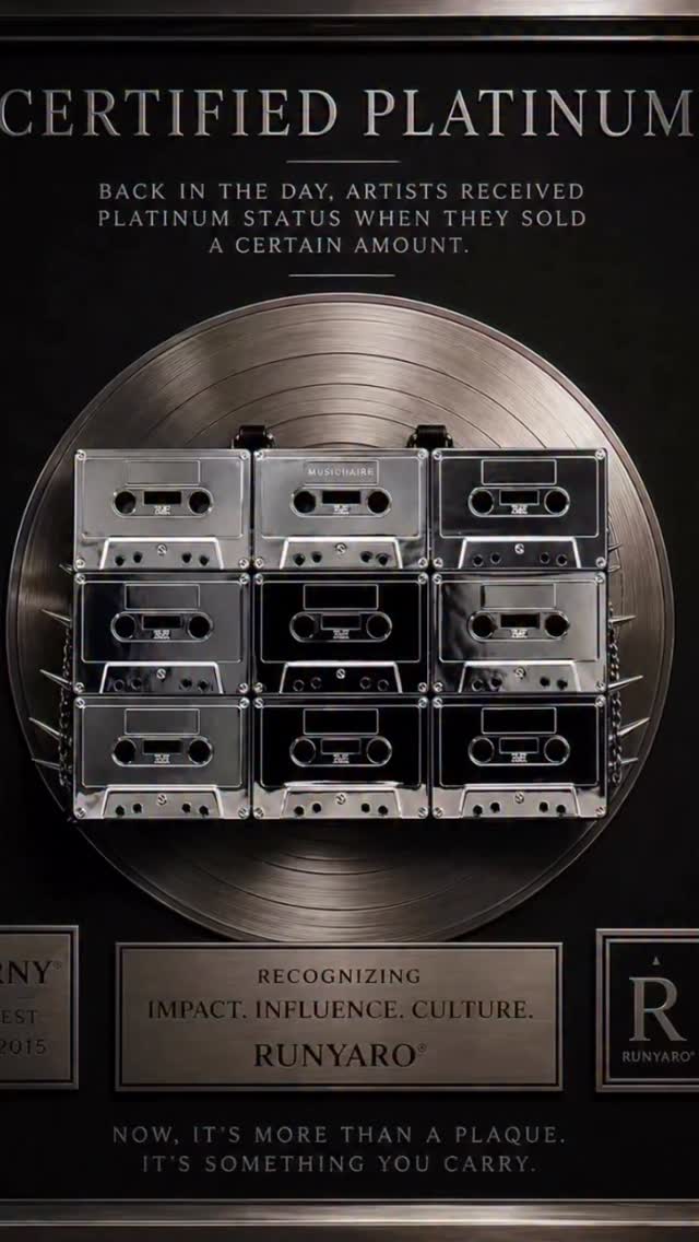 Before streaming… before algorithms… there was culture.
From cassette tapes to platinum, gold, and black diamond moments.
Seen on icons. Worn on the world stage.
This is not content. This is a body of work.
Runyaro®
www.runyaro.com
#Runyaro #SpikeLee #TheOscars