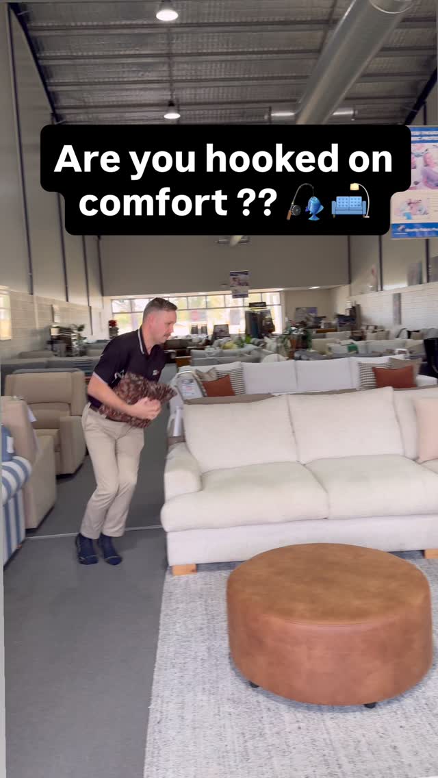 On this week’s episode of Comfiest Catch…
Dan didn’t stand a chance… one cast and he was hooked straight onto the comfiest lounge in the showroom. Our Best Selling Cloud 9 Modular Lounge ☁️
Honestly though — once you sit, you’ll get it.
Come test them for yourself today!
📍 Visit us in store (Vineyard 2765 & Minchinbury 2770) Located in Sydney
🚚 Quick 4-6 week lead times on Australian made
🛋️ Lots of styles to choose from
@knownforloungessydney
#cloudsofa #homedecor #retaillife #workhumour #sydneyfurniture