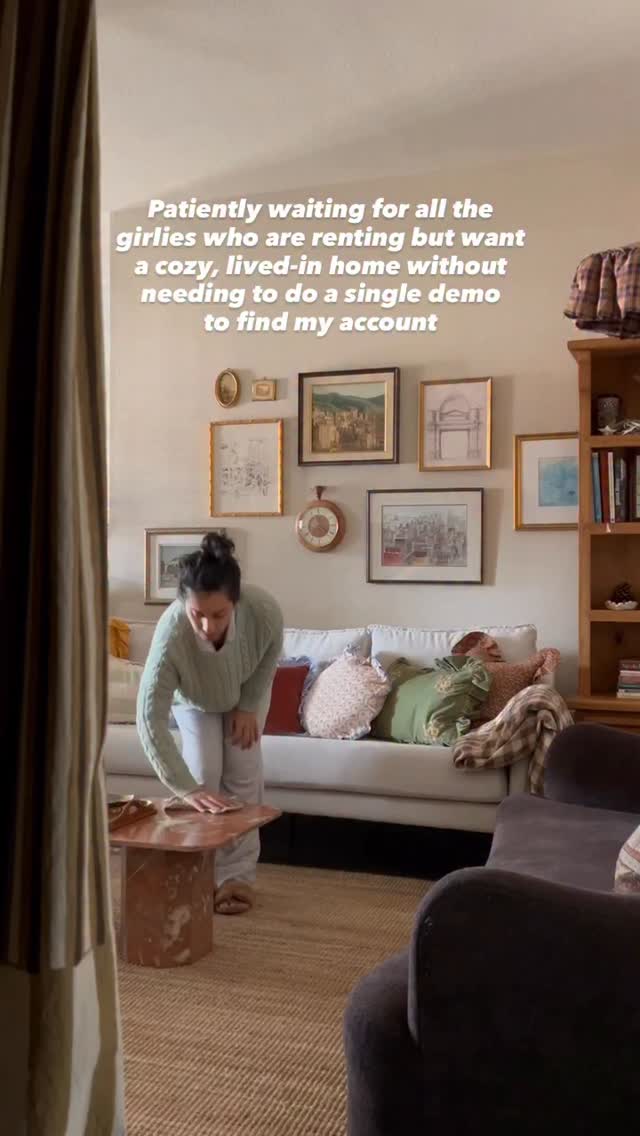 hi, welcome to your imperfectly creative safe place. Please make yourself at home here ~
here’s what you can find in this little corner of the internet:
- creating a cozy home without reno
- mixing vintage and new styles with pops of color
- tips on decorating slowly and thrifting affordable pieces (also sustainable for 🌍 and 👛 )
I created this account because I was done chasing “perfect” and wanted to share snippets of real life interiors - with kids, laundry, budgets. I hope this inspires and gives you confidence to create yours.
If you’re tired of trends,
want a cozy home
or just here to look,
you’re welcome to stay 🕯️