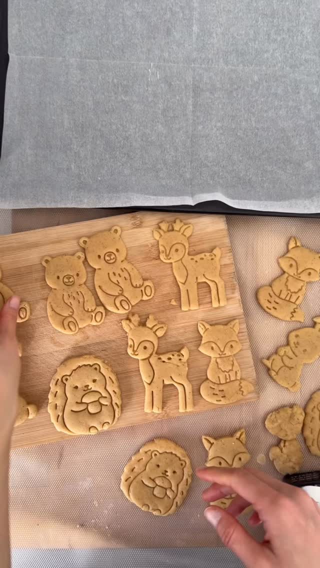 Soft colors, warm spices, and the cutest Woodland animals cookies 🤎 Reel with recipe is linked if you’d like to bake them too ✨