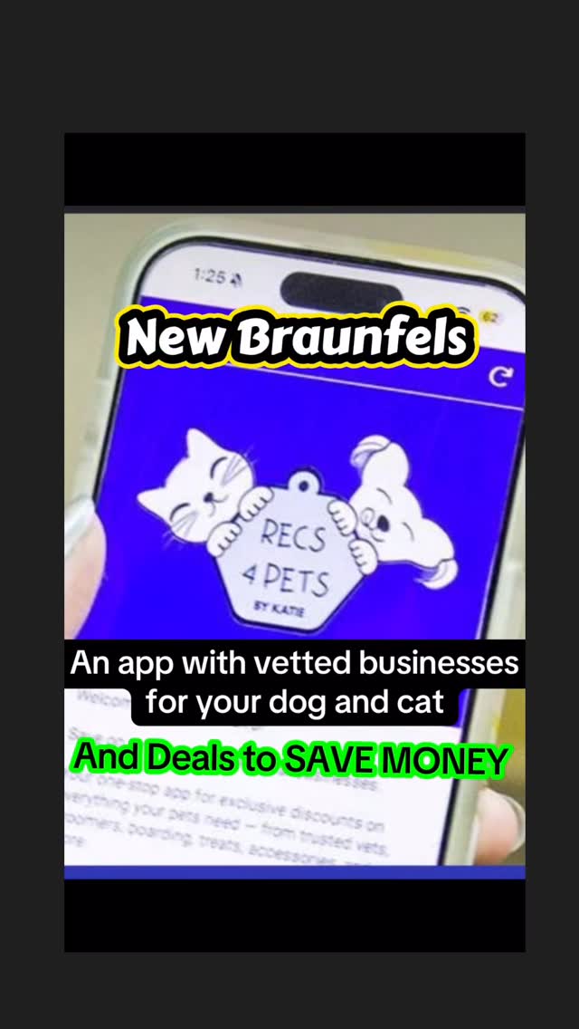 New Braunfels area dog and cat parents! The RECS 4 PETS app will help you find trusted, locally-owned pet businesses for your pet’s care! We support small businesses! Every business on the app has been vetted. I talked to every owner or manager and visited every business to check out. If it met my standard for my dog, Eddie, it went on the app. There is a low cost vet clinic, groomers, training, boarding/daycare, boutiques, accessories, food, k9 cardio, and pet photography. Each business provides a special discount for app users! Theres also an online ordering section for pet portraits, cat furniture, pet ID tags, and treats from other small businesses! A pet-friendly event calendar lists events that you can bring your dog to.
Download the RECS 4 PETS app for FREE on the App Store or Google Play. No signup, no info collected.
@petsandmoore_
@wag.a.holics
@kuripetresort
@heidekescountrykennel
@k9cardiotx
@the_k9_experience_k9x
@rufftownrescue
@barkingbadboutique
@haus_of_remy
@petopiapetsalon
@meal_pups
@presleyspawstries
@minivetexpressveterinaryclinic
@cassihartpetphoto
@natures_select
#newbraunfels #dogmom #petcare #texasdogs #texascats