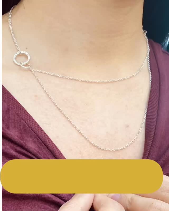 When a lovely customer at the weekend suggests a new way to wear one of our pieces… and you instantly know she’s right ✨
Our double circle, double stranded necklace — now styled asymmetrically — and we are completely in love with the effortless, modern feel it brings.
Proof that sometimes the best ideas come from you 💛
How would you wear yours?
#SilverByGolden #StyledYourWay #EverydayJewellery #MinimalStyle #LayeredLook