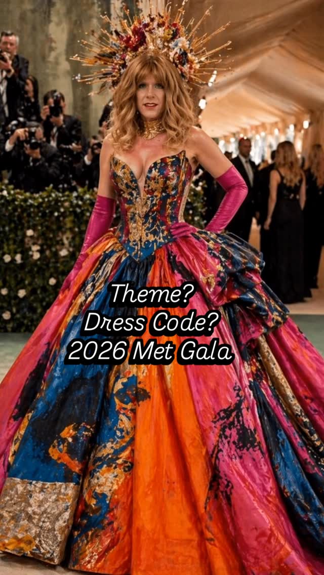 May 4 is the 2026 Met Gala. The theme and dress code are all about the entrance. Guests come for the spectacle and stay for dinner. I write about galas including this one. Link in bio. ⬆️#gala #metgala #redcarpet