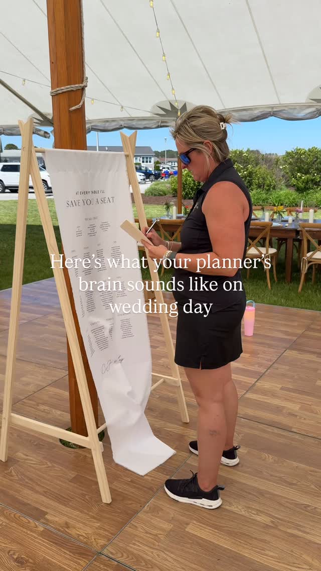 What your planner’s brain sounds like on wedding day so yours can sound like this:
A hundred things at once behind the scenes, and still completely handled. So your day stays calm, steady, and exactly how it should feel.
Get in contact 💌 angie@eventfullyyoursmd.com
#weddingplanning #weddingplanner #marylandweddingplanner #marylandwedding #marylandweddings