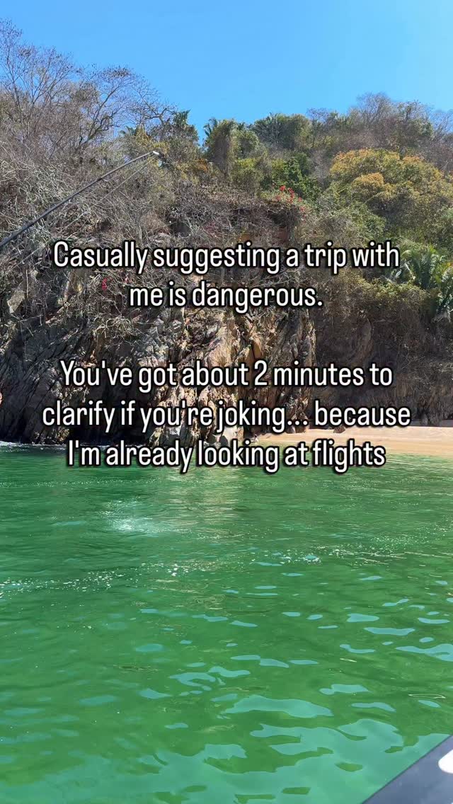 Drop the word “trip” around me and I’m already halfway packed in my head. 🤭