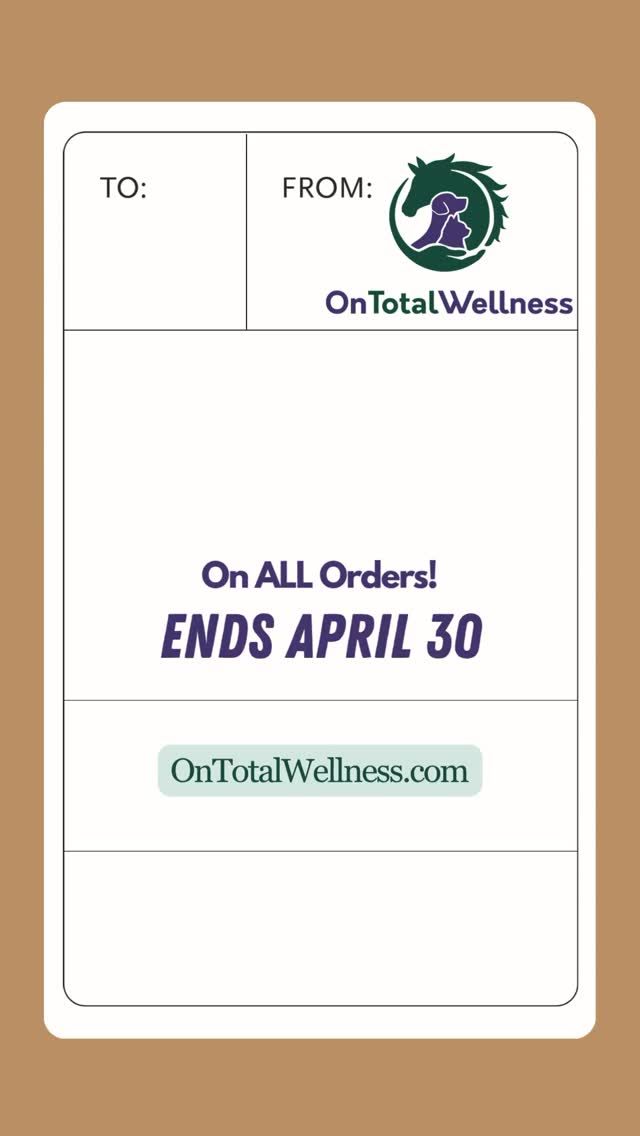 ‼️Don’t miss out‼️
Our last week of free shipping with no minimum order required is here
Shop Mad Barn, Riva’s Remedies, Silver Lining Herbs, and Red Horse products at OnTotalWellness.com before it ends April 30
@ontotalwellness
#madbarn #rivasremedies #silverliningherbs #redhorseproducts #freeshipping
