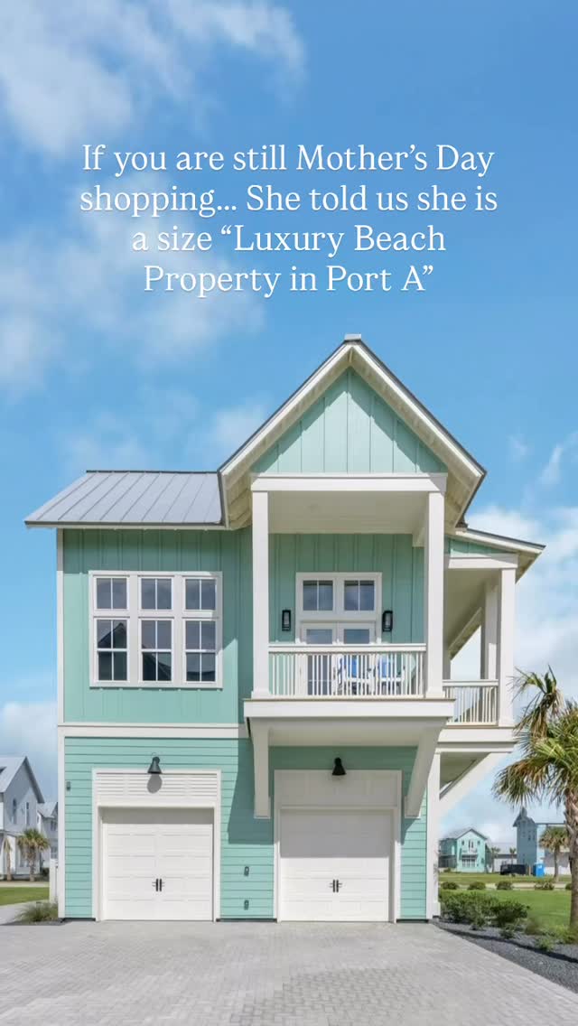 Treat your Momma! This year she wants to be beach front! 🏖️
📞 Ready to start your build? Contact us today for a complimentary consultation. 361-537-1270
#BernsenCoastalBuilders #CustomCoastalHomes #LuxuryHomeBuilder #PortAransasHomes #CoastalLuxury