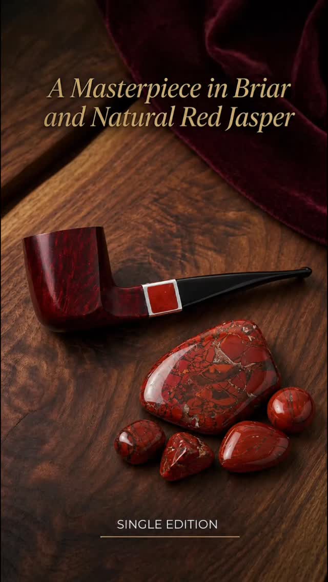 Handmade Smoking Pipe Cube with natural Red Jasper
🇮🇹 Handmade in Italy from selected briar wood, featuring the G.P.Grant Cube Ring with natural Red Jasper.
A collectible pipe with architectural geometry, sharp panel lines and a gemstone jewellery detail.
Buy here: https://www.gpgrant.com/product-page/luxury-pipe-z-cube-u-special-1
#GPGrantPipes #GPGrantUniquePipes #GPGrantHandmadepipes #GPGrantJewelryPipes #limitededitionpipes #HandmadePipe #HandmadePipes #collectiblepipes #handcraftedpipes #pipes #smokingpipe #pipesmoking #pipesmoker #pipetobacco #pipelounge #pipeclub #pipelover #pipefanatic #briarpipe #stonepipe #PipeLife #luxurypipes #pipemasters #SmokingPipe #BriarPipe #RedJasper #CollectiblePipe #PipeCollector #SmokingAccessories