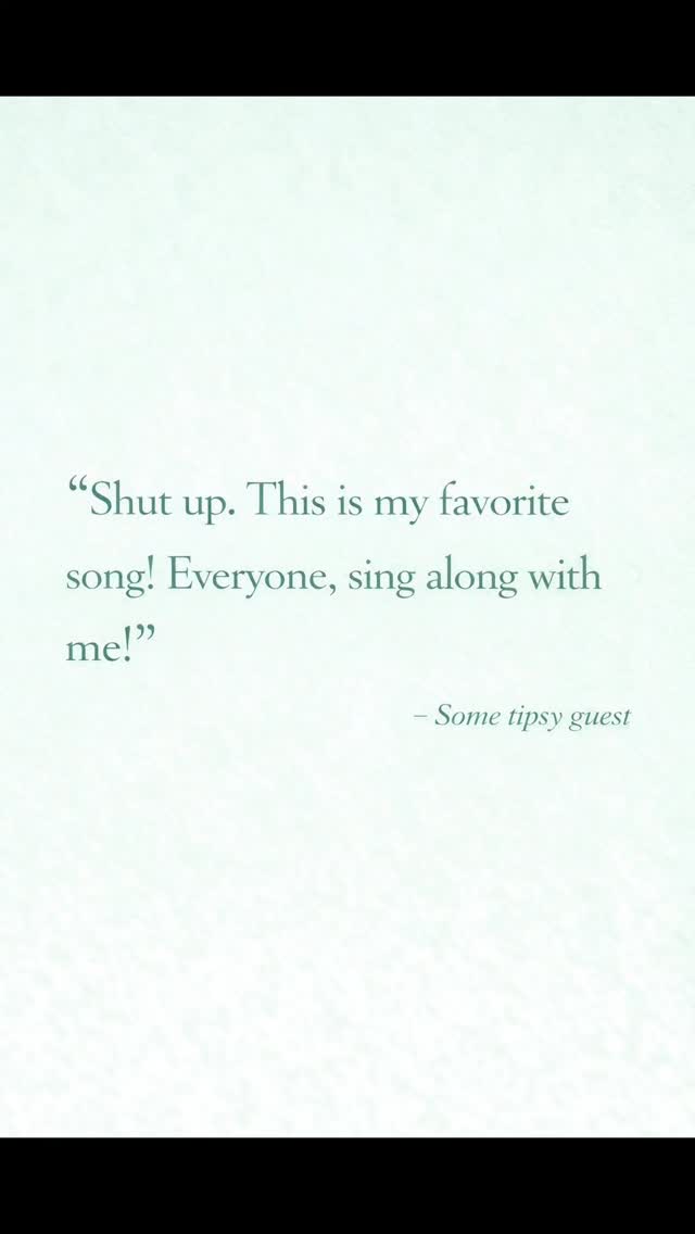 Shut up. This is my favourite song! Everyone sing along with me!
#tipsyquote #dailymotivation #carkaraoke