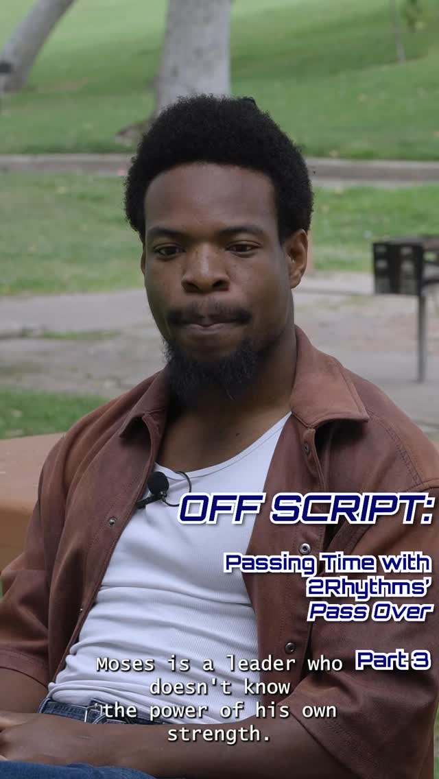 Everyone is chasing something. But, what’s standing in the way?
In our third episode of Off Script: Passing Time with Pass Over, listen to the lead actors of Pass Over, Jozben Barrett and Blessing Oluwole, unpack what their roles are searching for—and what it costs to keep that crusade moving forward.
Written by Antoinette Nwandu (@anwandu), directed by Bruce A. Lemon Jr. (@balemonjr) and starring Jozben Barrett (@jamrockarmo), Blessing Oluwole (@hiimblessing), and Timothy Davis (@itstimothydavis).
Video captured by Johannes Escano (@johunnidfilms) & Yesenia Padilla (@padillayesenia_) and Edited by John Otero (@jonos_records).
Meet them on the block. Tickets are on sale, visit the link in our bio to grab some! You don’t wanna miss out! We open May 1st and run until May 10th. Two weekends, six shows. Pass. Over.
#2rhythmstheatre #thestage #latheatre #blackandbrown #losangelestheatre