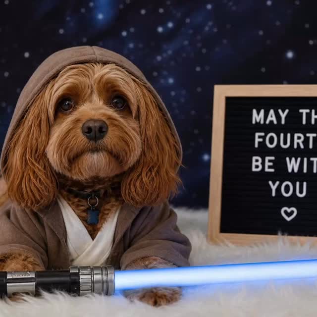 May the Fourth be with you from all of us at Tinkerpups
Our little Cavaliers and Cavapoos are channeling their inner Jedi today, bringing a whole lot of love, calm energy, and just the right amount of mischief. Whether they are mastering the art of the nap or using the force to find treats, they make every day feel a little more magical.
Wishing you a day full of light, joy, and loyal companions by your side.
.
.
.
.
#cavapoo #maythefourthbewithyou #cavalier #tinkerpups #california