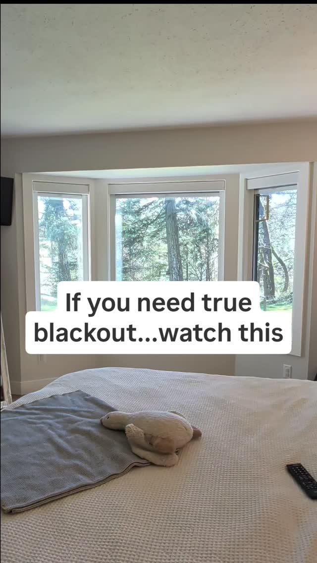Not all blackout shades are actually blackout... THIS IS.
These Norman LightGuard roller shades are built to block light from every angle, so you don't get that annoying glow around the edges.
What you saw? Full sun to complete darkness anytime you want it.
Perfect for bedrooms, nurseries, media rooms or anyone who needs that real rest day or night.
Want the same setup in your home? Send a DM with blackout and we'll walk you through it
#blackoutshades #rollershades #windowcoverings #homedesign#bedroomgoals