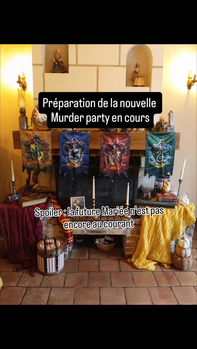 Nouvelle Murder-Party en cours d'installation !
#murdermystery #harrypottermemes #evjf #thelittlefactory86