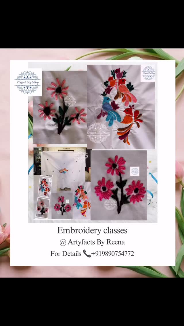 Embroidered Bedsheet - Made by Vandana Derhgawen @ Artyfacts By Reena .
Learn the Art Of Embroidery - From Basic To Advanced! 💫🧵🪡
Turn your creativity into beautiful designs and wearable art!
Design your own garment 💫
Join our embroidery classes today!!
DM to enroll !
#embroideryclasses #learnembroidery #aariwork #handembroidery #puneclasses