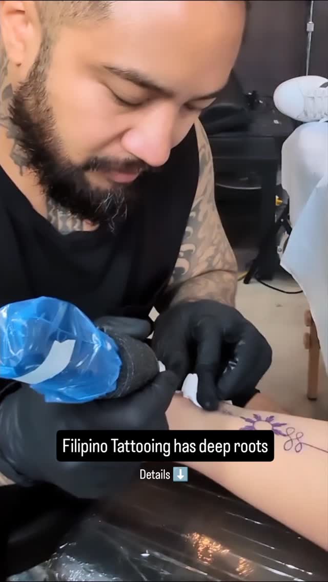 Filipino Tattooing has deep roots 🇵🇭
Some facts:
- Tattoos were once a sign of bravery and status
- Warriors earned them through battle
- Early explorers called Filipinos "The Painted Ones" (Los Pintados) for their tattooed skin
- Each design told a personal story
Learning about the history of Filipino Tattooing has been really inspiring and exciting for me 🇵🇭
There's so much depth, meaning, and identity behind each design.
Thinking of getting a Filipino or Baybayin Tattoo? What would yours be?
Drop it below 👇🏻
Bookings available through the link in my bio.
#zentattoo #filipinotattoo #filipinotattooartist #baybayin #tattoo