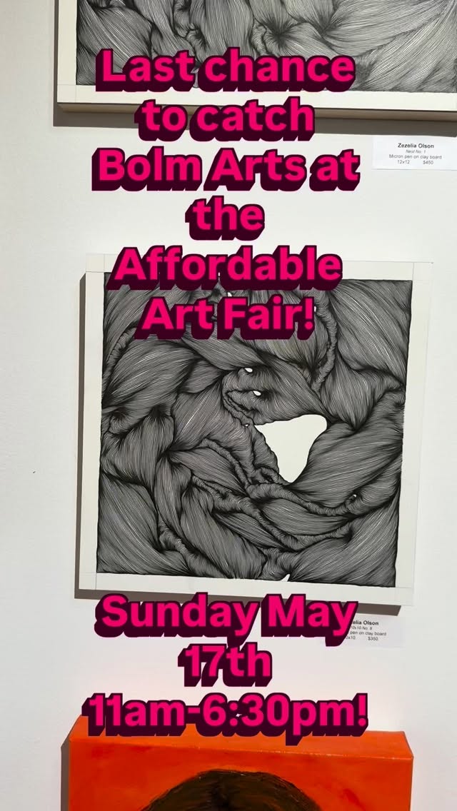 Have you been to the affordable art fair yet? So many great galleries all in one space! Come check out the Bolm Arts booth right by the front entrance, B1.
Comment below for a dm with details on how to attend!
#austinart #affordableartfairaustin #affordableart #austinartgallery #austinartscene