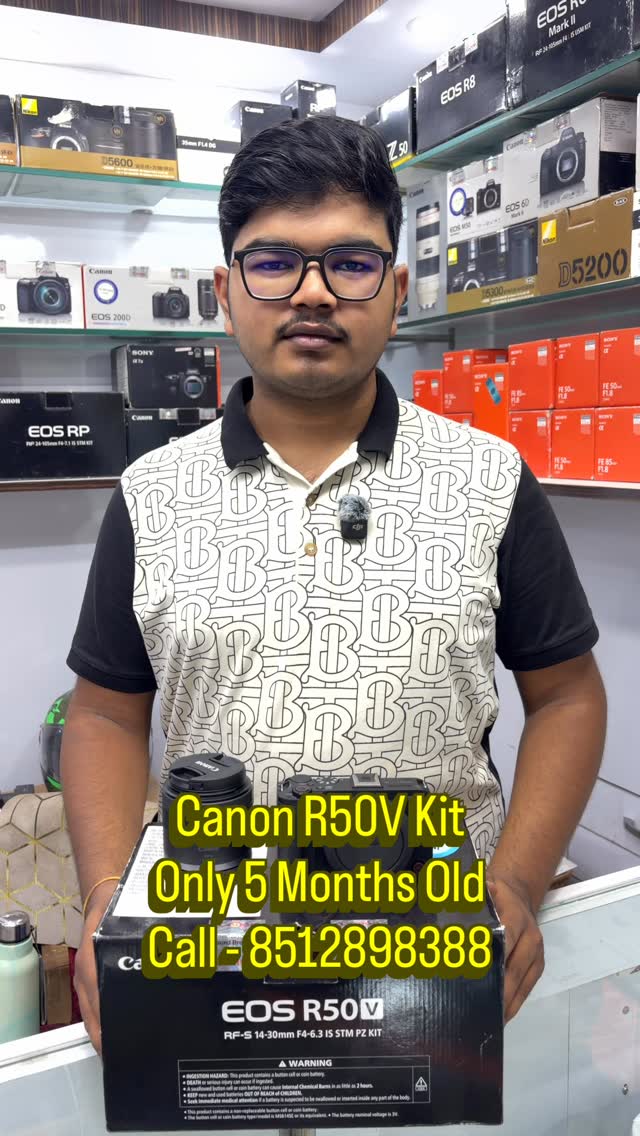 Canon R50V Kit
Only 5 Months Old
Call - 8512898388