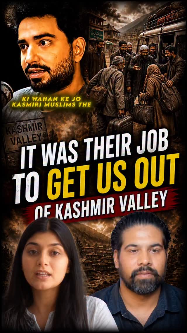 It was their job to get Kashmiri Pandits out of the Valley!
Ideology of Islam is the problem?!
Complete Video Title: Neutral Rehna = Oppressor Ko Support Karna? Kashmir Truth | Khushboo Abrol Speaks Out On Samay Raina
New podcast on our YouTube channel.
Find full video on
The Manthan Podcast:
Video Link: https://youtu.be/Z1UqlEOJ-Js