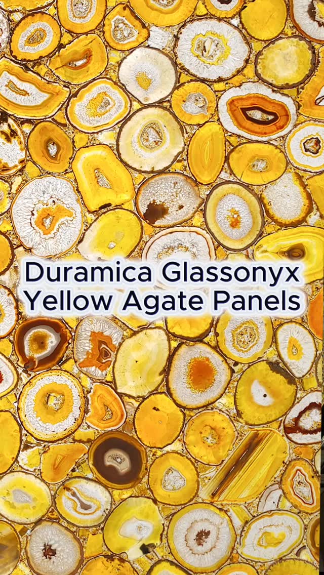 Duramica Glassonyx Yellow Agate Panels ✨
Golden yellow tones, translucent depth and a natural agate-inspired effect for luxury interiors.
Designed for backlighting, decorative wall cladding and premium architectural surfaces. 💡🪨
The warm layered pattern creates a rich visual atmosphere — ideal for feature walls, hotels, restaurants, bars, showrooms and refined residential spaces. 🏛️✨
#Duramica #Glassonyx #backlitonyx #backlitstone #interiorlighting #backlightingpanels #ledbacklightingpanels #glassbacklightingpanels #AgatePanel #PurpleAgate #BacklitStone #LuxuryInteriors #ArchitecturalDesign #FeatureWall #InteriorInspiration #AgateGlow #ModernLuxury #OnyxArt #BacklitAgate #StoneDesign #InteriorStatement #NaturalStone #LuxuryFinish #interiors #interior #design #homedecor #interiordesign #moderninteriordesign #contemporaryinteriordesign