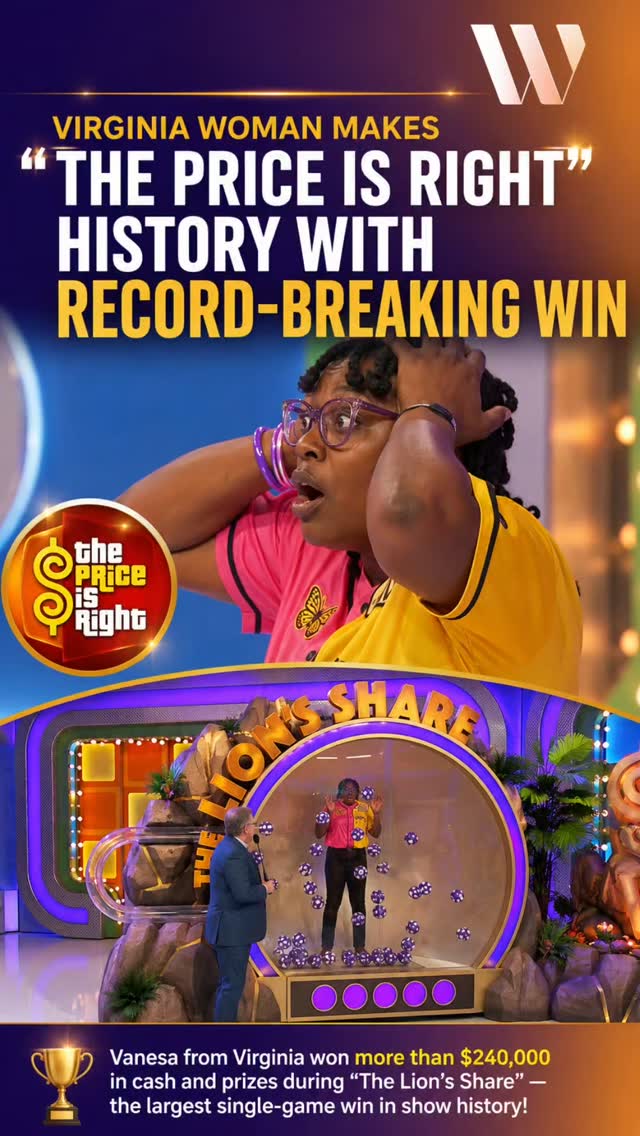Ready to cry? Get your tissues ready for this #WontHeDoIt Moment and don't go calling Vanesa after this either! This moment from yesterday's #priceisright should be trending... especially ahead of mother's day!!!
"From 'Come on Down' to playing 'The Lion's Share,' it all felt so surreal - a dream moment that only kept getting bigger. I was nervous, excited and everything at once. Winning over $200,000 is life changing. I plan to invest wisely, enjoy a little and treat my mom to a special surprise," said Vanesa.
Vanesa's win "represents the largest amount won in a single pricing game in the history of the show on CBS!"
We love you @drewfromtv @therealpriceisright @fremantle and @betmgm 😘😘😘 #fyp